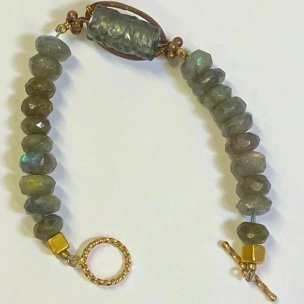 7” HANDMADE NATURAL STONE BRACELET